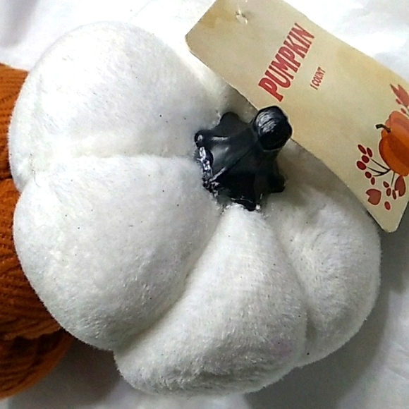Fabric Pumpkin Plush Fall Hallows Decoration - Picture 3 of 4